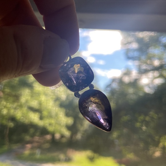 Ametrine & Amethyst 925 sterling silver pendant - Picture 8 of 10